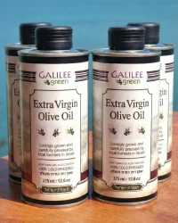 The Olive Oil Four Pack in original Galilee Green packaging